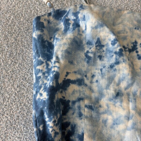 Reformation Tie-Dye Blue Mini Dress - Picture 5 of 6